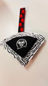 Trójkąt dla szczeniąt BLACK  ZEBRA 14cm
